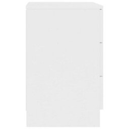 Berkfield Bedside Cabinet White 38X35X56 Cm Engineered Wood - thumbnail 5