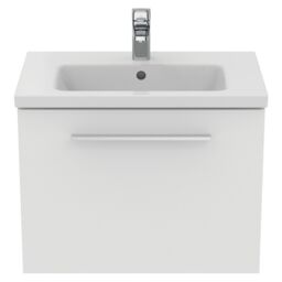 Ideal Standard I.life S Compact Matt White Wall-Mounted Bathroom Vanity Unit (H) 440mm (W) 600mm - thumbnail 4