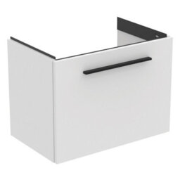 Ideal Standard I.life S Compact Matt White Wall-Mounted Bathroom Vanity Unit (H) 440mm (W) 600mm - thumbnail 1