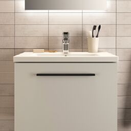 Ideal Standard I.life S Compact Matt White Wall-Mounted Bathroom Vanity Unit (H) 440mm (W) 600mm - thumbnail 6
