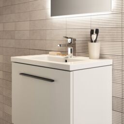 Ideal Standard I.life S Compact Matt White Wall-Mounted Bathroom Vanity Unit (H) 440mm (W) 600mm - thumbnail 9