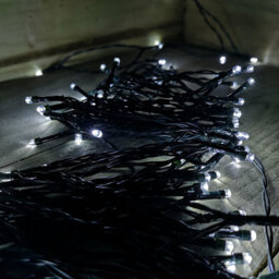 Samuel Alexander 10M Battery Operated Multi-Action Christmas String Lights With 100 Cool White Leds - thumbnail 7