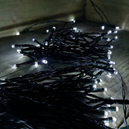 Samuel Alexander 10M Battery Operated Multi-Action Christmas String Lights With 100 Cool White Leds - thumbnail 2