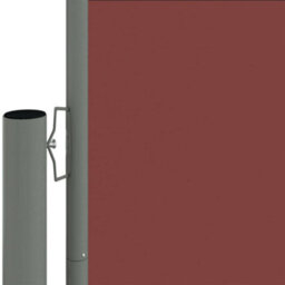 Berkfield Retractable Side Awning Brown 180X1000 Cm - thumbnail 3