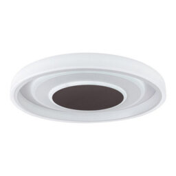 Luminosa Lighting Luminosa Goffi 69Cm Integrated Led Semi Flush Ceiling Light White Led Dimmable 3000-6000K Remote Control - thumbnail 5