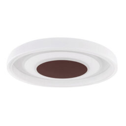 Luminosa Lighting Luminosa Goffi 69Cm Integrated Led Semi Flush Ceiling Light White Led Dimmable 3000-6000K Remote Control - thumbnail 2