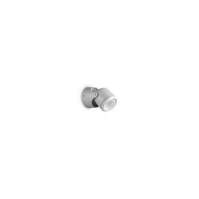 Ideal Lux Xeno 1 Light Outdoor Wall Light Grey Ip44, Gu10