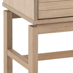 Furniture To Go Linley Cabinet With 2 Doors And 4 Shelves In White Oak - thumbnail 8