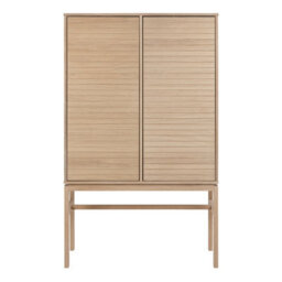 Furniture To Go Linley Cabinet With 2 Doors And 4 Shelves In White Oak - thumbnail 2