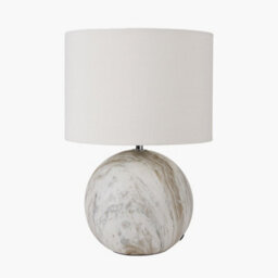 Pacific Lifestyle Set Of 2 Viejo Grey Stone Effect Ceramic Table Lamp - thumbnail 4