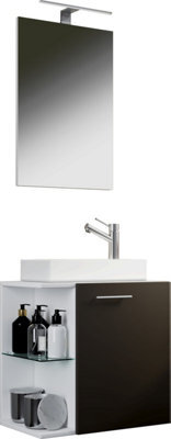 Vcm 3Tlg Washroom Washbasin Hausa Mirror - image 1