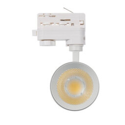 Lyco Three Circuit 20W Colour Selectable Cct Dimmable Led Track Light New Mallet White - thumbnail 5