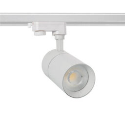 Lyco Three Circuit 20W Colour Selectable Cct Dimmable Led Track Light New Mallet White