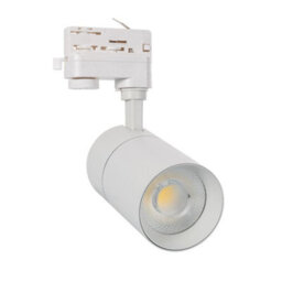 Lyco Three Circuit 20W Colour Selectable Cct Dimmable Led Track Light New Mallet White - thumbnail 4