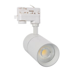 Lyco Three Circuit 20W Colour Selectable Cct Dimmable Led Track Light New Mallet White - thumbnail 3