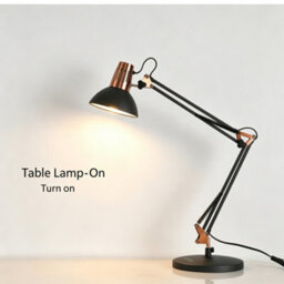 Amorly Matte Brass Multi Joint Articulated Desk Lamp, Metal Base, Partially Adjustable Swing Arm,decorative Table Lamp For Home & Office - thumbnail 2