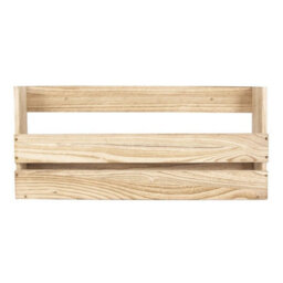 80Cm Wall Mounted Wooden Hanging Shoe Rack Footwear Holder Organizer Set Of 2 - thumbnail 3