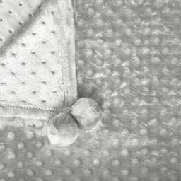 Beliani Blanket Samur 200 X 220 Cm Light Grey - thumbnail 5