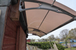 Canofix UK Canofix Door Canopy Pc 3500 Width X 1000 Projection (Grey Bracket - Bronze Sheet) - thumbnail 1