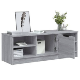 Walplus Tv Cabinet Grey Sonoma 102X35.5X36.5 Cm Engineered Wood - thumbnail 5