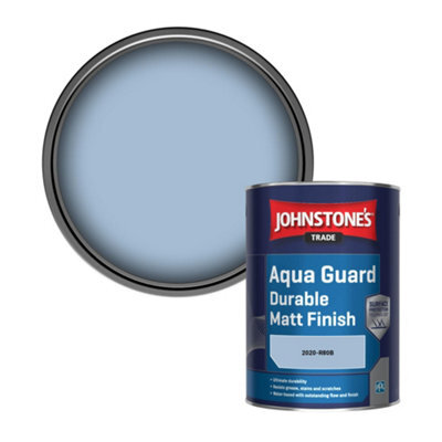 Johnstone's Trade Wood & Metal Aqua Guard Durable Matt Paint (2020-R80B) 1L - image 1