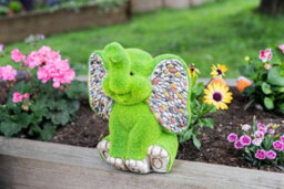 Marco Paul Elephant Garden Ornament With Flocked Moss - thumbnail 6