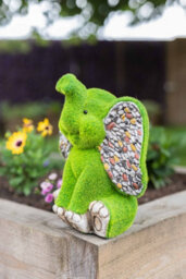 Marco Paul Elephant Garden Ornament With Flocked Moss - thumbnail 4