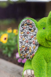 Marco Paul Elephant Garden Ornament With Flocked Moss - thumbnail 3