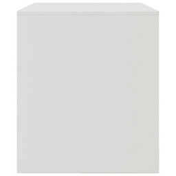 Berkfield Tv Cabinet White 67X39X44 Cm Steel - thumbnail 8