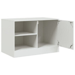 Berkfield Tv Cabinet White 67X39X44 Cm Steel - thumbnail 7