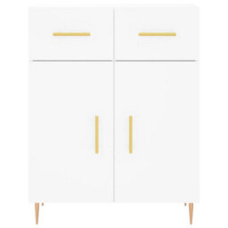 Berkfield Highboard White 69.5X34X180 Cm Engineered Wood - thumbnail 8