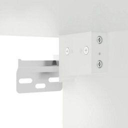 Berkfield Highboard White 69.5X34X180 Cm Engineered Wood - thumbnail 9