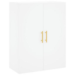 Berkfield Highboard White 69.5X34X180 Cm Engineered Wood - thumbnail 5