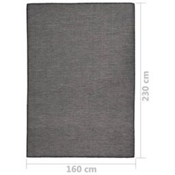 Walplus Outdoor Flatweave Rug 160X230 Cm Grey - thumbnail 6