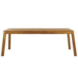 Beliani Garden Dining Set 6 Seater Livorno Acacia Wood Brown - thumbnail 6