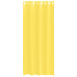 Berkfield Durable Voile Curtains With Grommets 2 Pcs Yellow - thumbnail 4