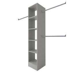 Spacepro Modular Pebble Grey Tower Unit (H)2100mm (W)450mm (D)500mm - thumbnail 1