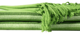 Ehc Soft & Lightweight Indian Kerala Pattern Striped Cotton King Size Throw, Green - 220 X 250 Cm - thumbnail 3