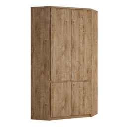 Furniture To Go Fribo Corner Wardrobe 2 Door In Golden Ribbeck Oak - thumbnail 1