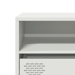 Berkfield Tv Cabinet White 135X39X43.5 Cm Cold-Rolled Steel - thumbnail 9