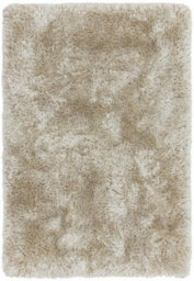White Easy To Clean Plain Handmade , Luxurious , Modern , Plain , Shaggy , Sparkle Rug For Living Room, Bedroom - 70Cm X 140Cm - thumbnail 1