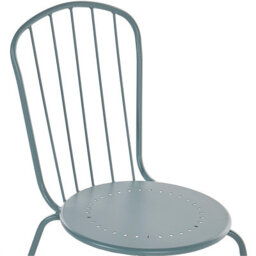 Beliani Set Of 8 Chairs Calvi Metal Light Blue - thumbnail 8