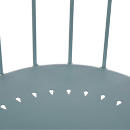 Beliani Set Of 8 Chairs Calvi Metal Light Blue - thumbnail 9