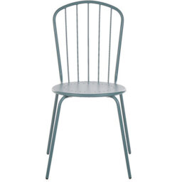 Beliani Set Of 8 Chairs Calvi Metal Light Blue - thumbnail 6