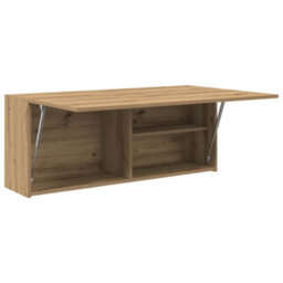 Walplus Bathroom Wall Cabinet Artisan Oak 100X25X40 Cm Engineered Wood - thumbnail 4