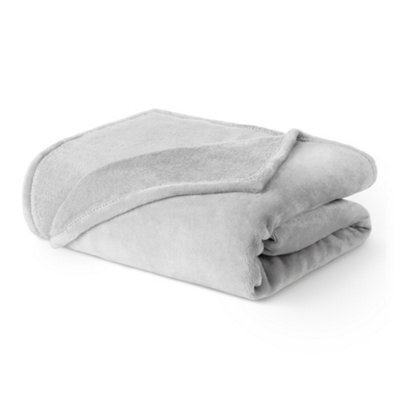 Livivo Single Fleece Blanket - Misty Grey - image 1