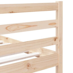 Berkfield Bed Frame Solid Wood 90X200 Cm 3Ft Single - thumbnail 6