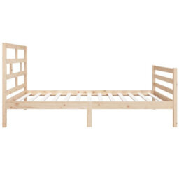 Berkfield Bed Frame Solid Wood 90X200 Cm 3Ft Single - thumbnail 5