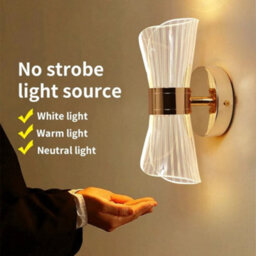 23 Cm Acrylic Dim Able Led Wall Light Sconce Indoor Lamp For Bedroom - thumbnail 5
