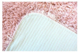 The Rugs Soft Washable Collection Plain Design Shaggy Rug In Pink  Sa-07 - thumbnail 6